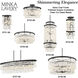 Shimmering Elegance 5 Light 48 inch Sand Coal Island Light Ceiling Light
